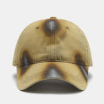 Gradient Pattern Washed Baseball Cap