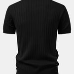 Twist Knitted Henley Shirt