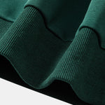 Relax Fit Milano Print Contrast Color Quarter Zip Sweatshirt