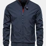 Stand Collar Zip Up Jacket