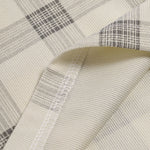 Men's corduroy plaid casual elastic waist shorts