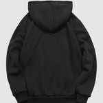 Men's Rose Stone Portrait Print Pullover Hoodie