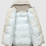 Men's textured cargo pocket Puffer Padded Jacket