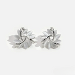Sienna™ | Elegant Opal Petal Circle Stud Earrings