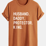 Regular Fit Men Slogan Print Cotton T-Shirt