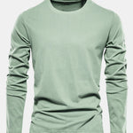 Basic Long Sleeve Cotton T-Shirt