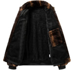 Faux Fur Zipper Jacket