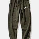 Letter Print Drawstring Hoodie & Letter Print Jogger Pants