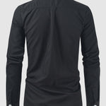 Men's Cargo Pocket Lapel Casual Loose Long Sleeve Shirt