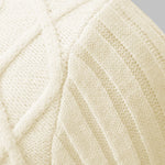 Men's Solid Color Geometric Slim Stand Collar Sweater