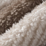 Men's Classic Plaid  Fluffy Faux Fur Single Pocket Button Lapel Jacket