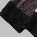 Men's Color-Block Denim Collar Knit Sweater