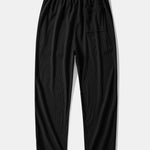 Relax Fit Quarter Zip Ethnic Geometric Patchwork Teddy Sweatshirt & Straight Leg Corduroy Pants
