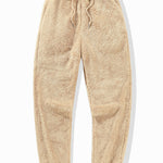 Bear Embroidered Patch Teddy Hoodie & Teddy Jogger Pants
