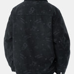 Astronaut Print Pocket Corduroy Jacket