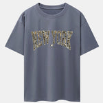 Camouflage New York Print Drop Shoulder Oversize T-Shirt