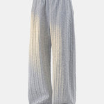 Twisted Jacquard Straight Leg Pants