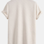 Striped Jacquard Polo Shirt