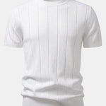 Ribbed Knit T-Shirt