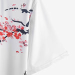 Sakura Ink Landscape Print T-Shirt