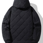Faux Fur Lined Hooded Quilted Jacket