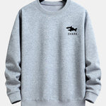 Shark Print Relax Fit Sweatshirt