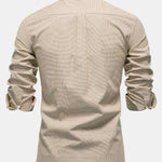 Cowboy Embroidery Cotton Houndstooth Button Up Shirt