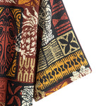 Pineapple Ethnic Hawaii Print Button Up Shirt