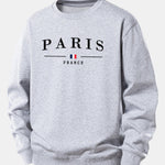 Paris Print Relax Fit Sweatshirt