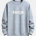 Focus Print Relax Fit Sweatshirt