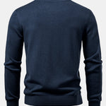 Stripe Mock Neck Sweater