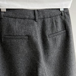 Cropped Loose Wide-leg Trousers