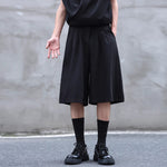 Loose Draped Three-dimensional Pleated Casual Suit Shorts