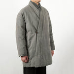 Loose Mid-length Slanted Jacket