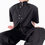 Zipped Casual Shirt