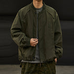 Retro Solid Color Loose Jacket