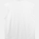 Relax Fit Solid Cotton Drop Shoulder Sleeveless T-Shirt