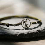Buddha Stones 925 Sterling Silver Bamboo Luck String Bracelet