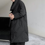 Winter Loose Over-the-knee Thickened Cotton Jacket