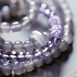 Buddha Stones Natural Amethyst Crystal Meditation Healing Bracelet