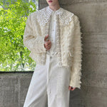 French-style Beaded Three-dimensional Embellished Cardigan