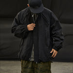 Retro Solid Color Loose Jacket