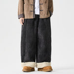 Thickened Reversible Corduroy Trousers