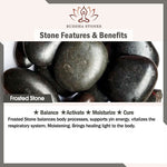 Buddha Stones 3pcs Natural White Turquoise Frosted Stone Bead Yin Yang Wealth Bracelet (Extra 35% Off | USE CODE: FS35)