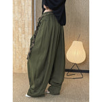 Women's Boho Flowy Draped Loose Harem Pants