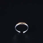 Buddha Stones 925 Sterling Silver Lotus Flower New Beginning Ring