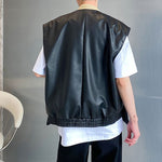 Padded Shoulder Casual Multi-Pocket Vest