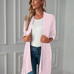 Zeagoo Women's Cable Knit Oversized Dressy Cardigan Jackets Long Sleeve Cardigan Sweaters