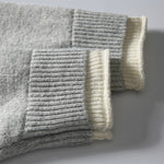 Japanese Faux Two-piece Loose Casual Knit Cardigan