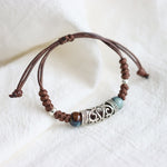 Buddha Stones Tibet Ceramic Bead Wealth String Bracelet